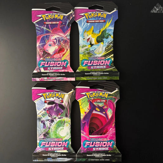 Unweighed Fusion Strike Sleeved Booster Pack Art Set (FST)