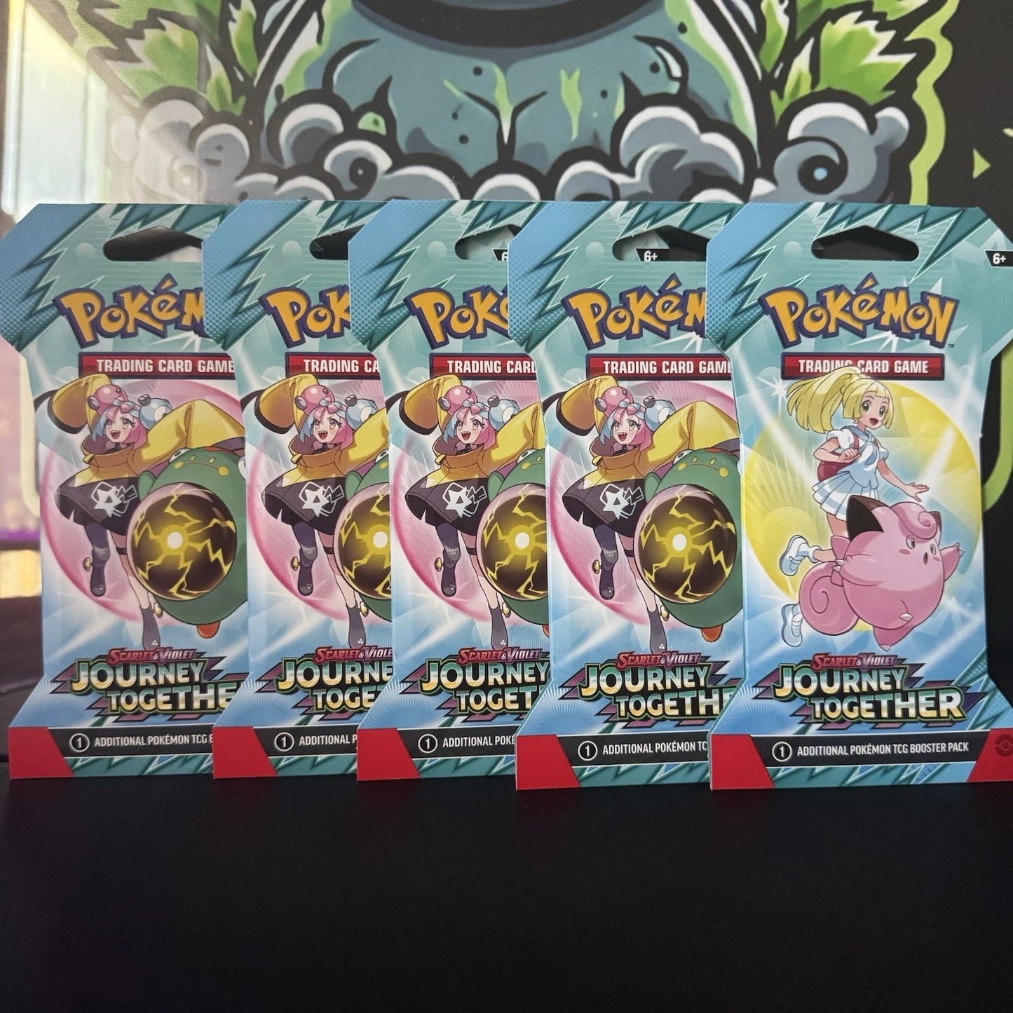 Journey Together Sleeved Booster Pack (Lot of 5)
