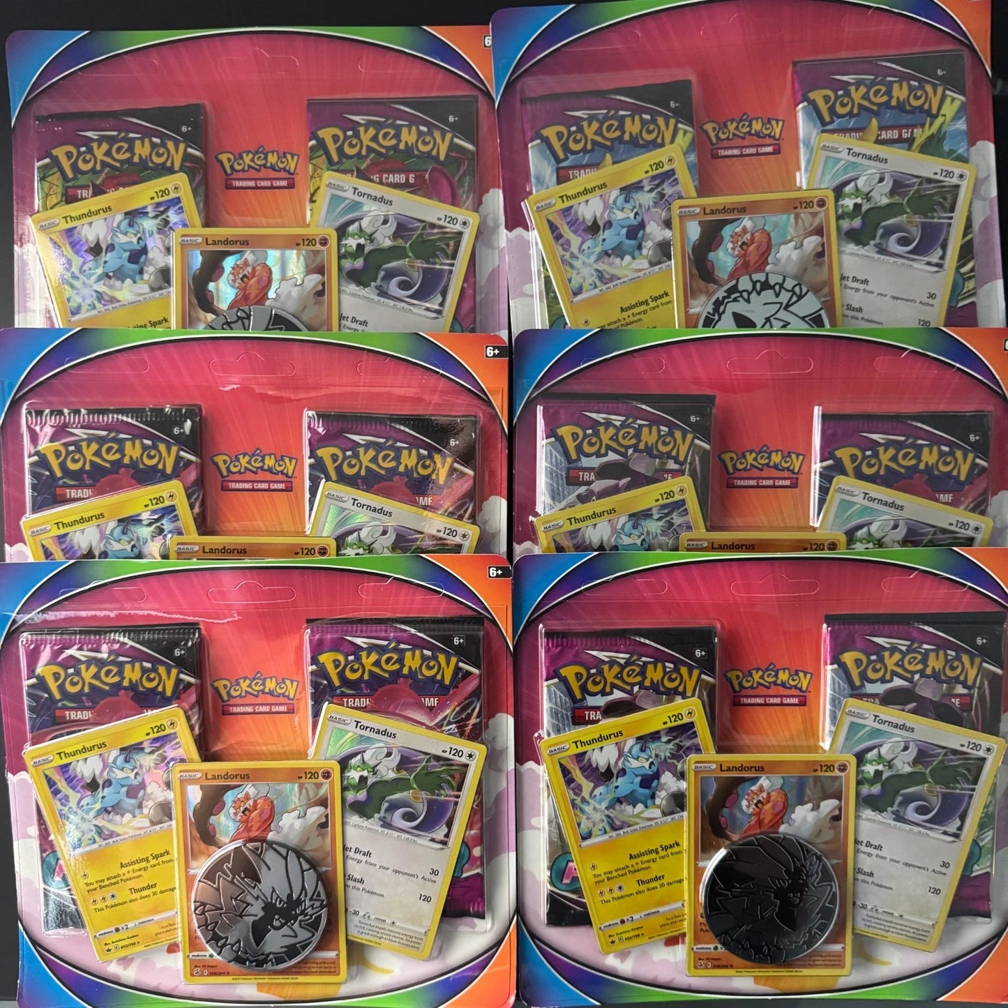 Unova Two Pack Blister Forces of Nature Trio Lot of x6