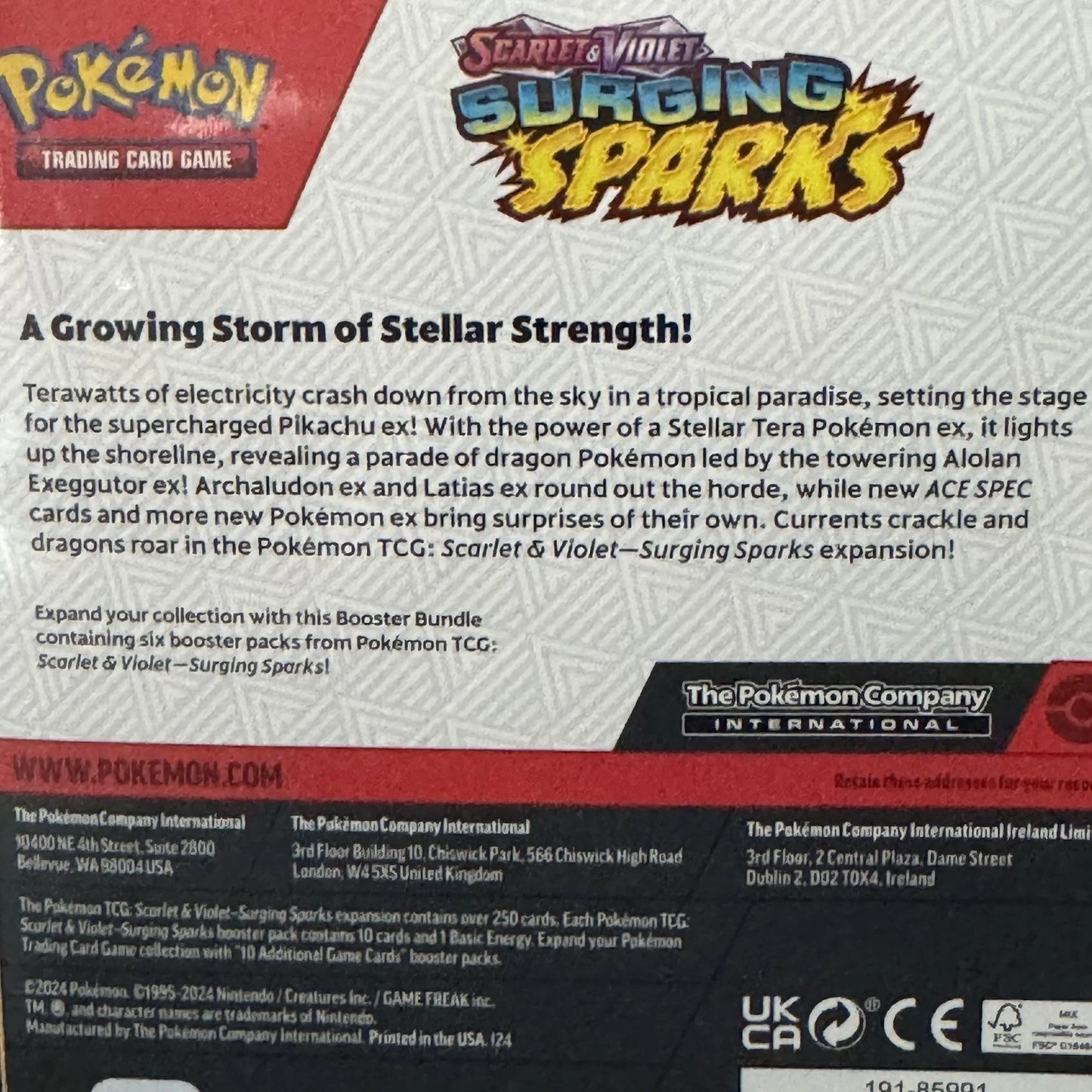 Pokémon TCG - SV: Surging Sparks Booster Bundle (SSP)